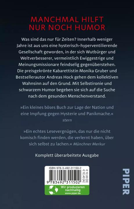 Image du produit Und erlöse uns von den Blöden (Allemand, Andreas Hock, Monika Gruber, 2022)