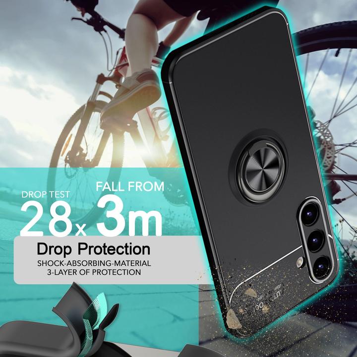 Produktbild Nalia Matte Ring Silikon Hülle (Samsung Galaxy S24+)