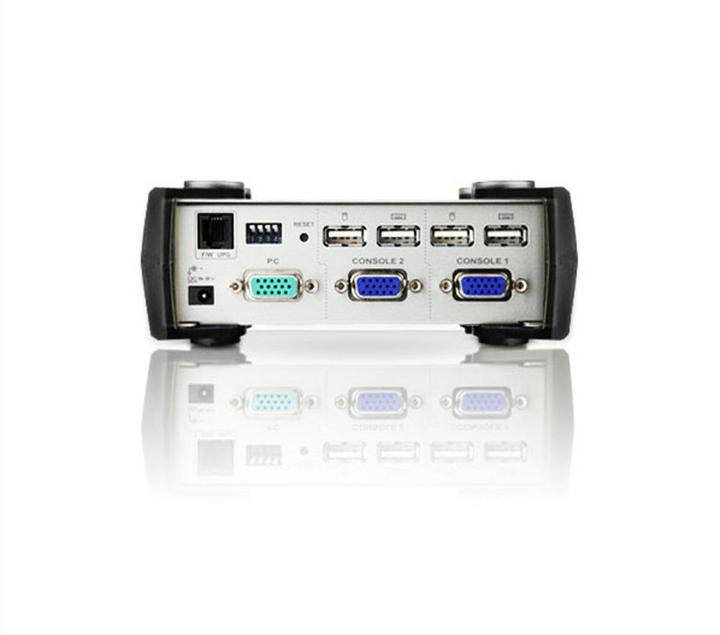 Actual product image Aten PC Sharebox 2Port reverse KVM switch