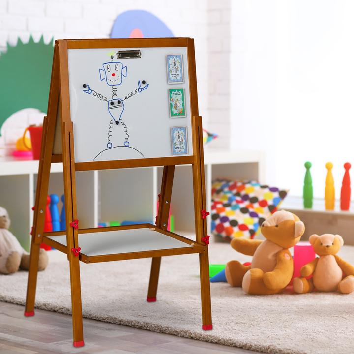 Actual product image Relaxdays Children's art easel