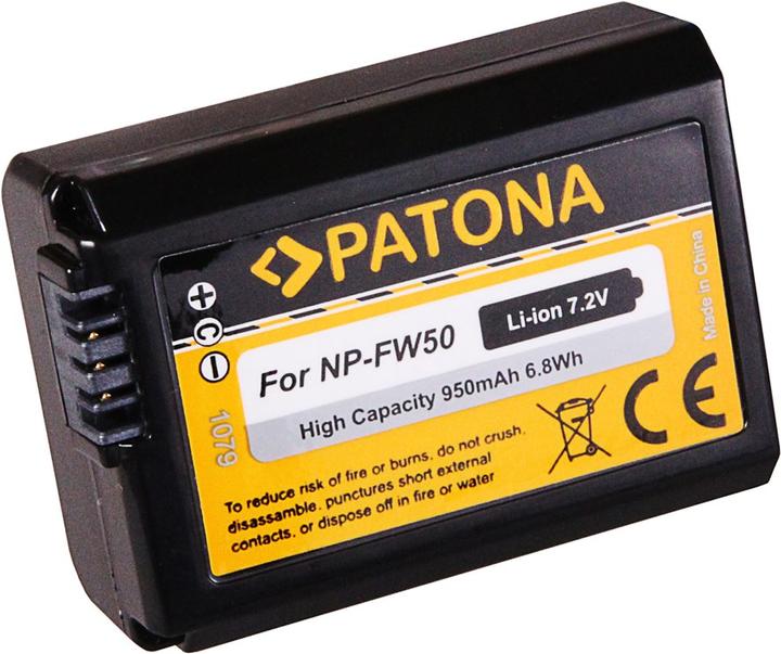 Image du produit Patona Batterie Sony NP-FW50 (Batterie)