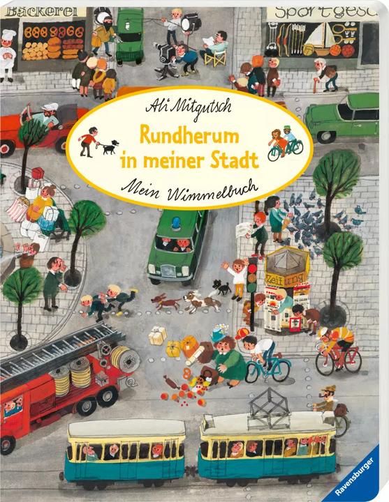 Immagine prodotto Ravensburger Mein Wimmelbuch: Rundherum in meiner Stadt (Tedesco, Ali Mitgutsch, 2021)