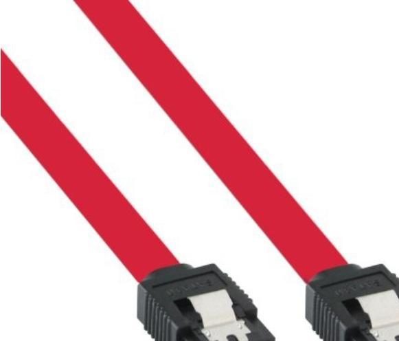 Immagine prodotto InLine Cavo SATA 6Gb/s con cinghia di sicurezza 1m rosso