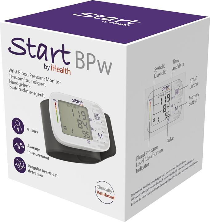 Image du produit Start by iHealth BPw (Tensiomètre au poignet)