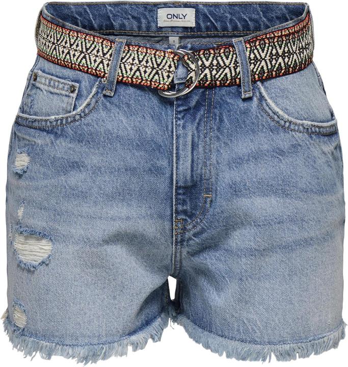 Produktbild Only ONLROBYN Hohe Taille Gerade geschnitten Jeans-Shorts Jeans-Shorts (S)