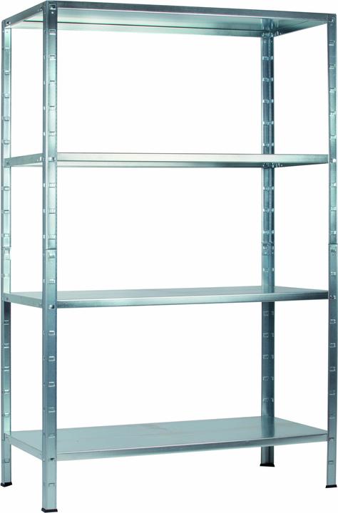Produktbild Schulte Green Steck-Grundregal verzinkt 1800x1000x450 mm 4 Bden Tragkraft 260 kg Klimaneutral