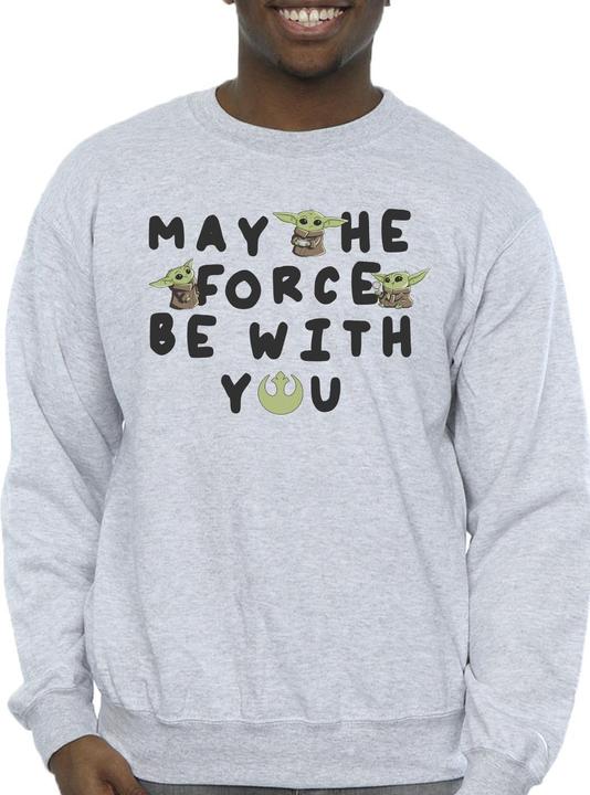 Image du produit Star Wars - Sweat THE MANDALORIAN GROGU MAY THE FORCE BE WITH YOU - Homme (XL)