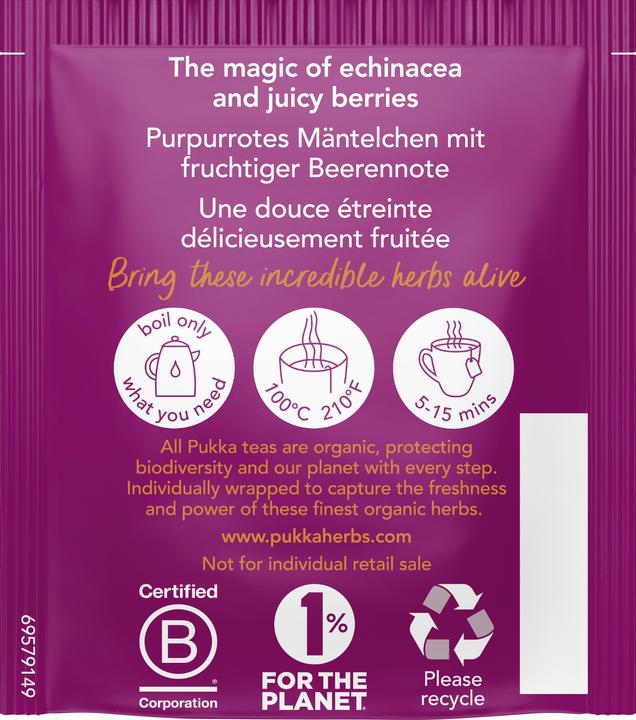 Image du produit Pukka Sureau et échinacée (40 g)
