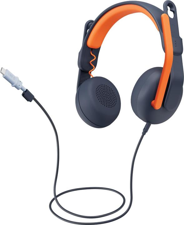 Actual product image Logitech Zone Learn - CLASSIC BLUE - WW-9006 (Cable, USB-C)