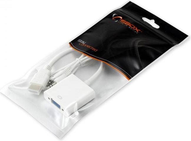 Produktbild Sbox HDMI M.->VGA F. + Audio AD.HDMI-VGA+A (VGA, HDMI, 2.50 cm)
