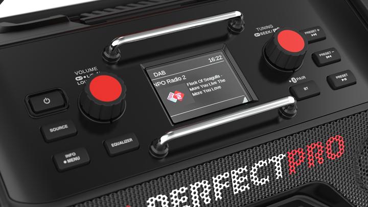Actual product image PerfectPro Rocktagon 18V (DAB+, FM, Bluetooth)