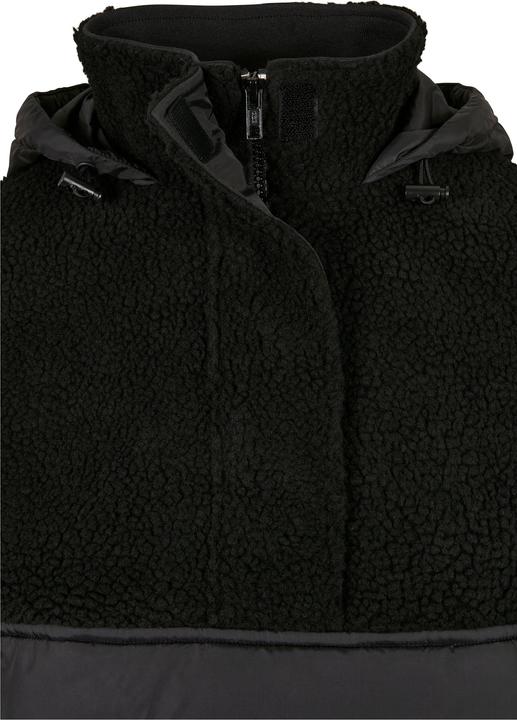 Actual product image Urban Classics Ladies Sherpa Mix Pull Over Jacket (M)