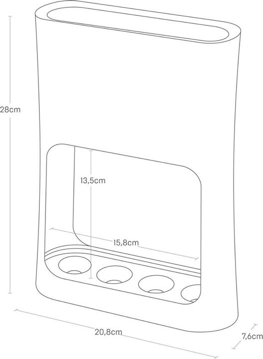 Actual product image Yamazaki Schirmständer OVAL