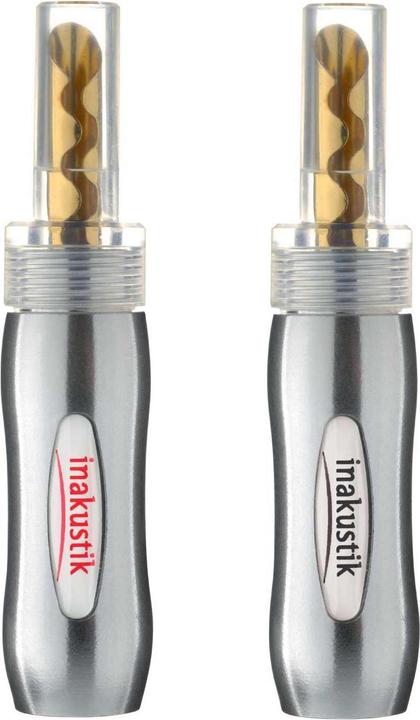 Produktbild Inakustik Exzellenz BFA Banana, 4er Set, Rhodium (4.4mm (Bantam))