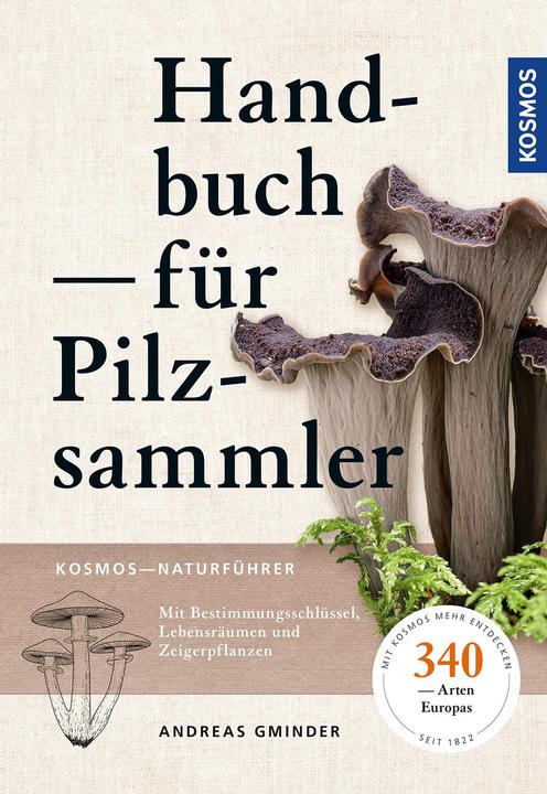 Actual product image Kosmos Handbuch für Pilzsammler (German, Andreas Gminder, 2021)