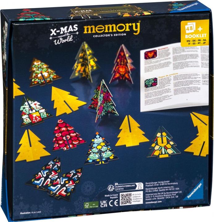 Produktbild Ravensburger 22350 Collector's memory® Weihnachten - Das weltbekannte Gedächtnisspiel mit (Multilingual, Englisch, Deutsch, Italienisch, Französisch, Portugiesisch, Spanisch, Isländisch, Japanisch)