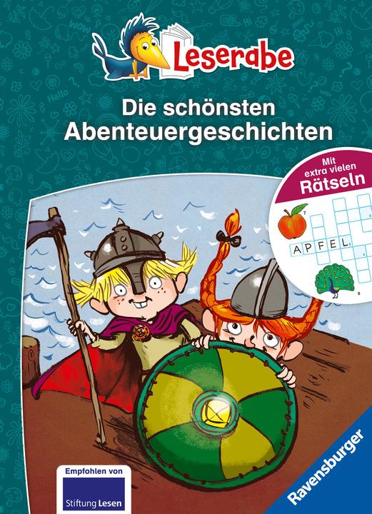 Immagine prodotto Ravensburger Die schönsten Abenteuergeschichten mit extra vielen Rätseln - Leserabe ab 1. Klasse - Erstlesebuch (Tedesco, Maschiatore, Henriette/Tino, 2023)
