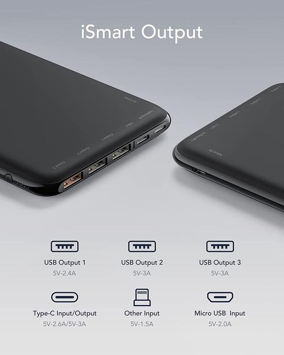 Produktbild Charmast Ultra Slim (26800 mAh, 18 W, 99.16 Wh)