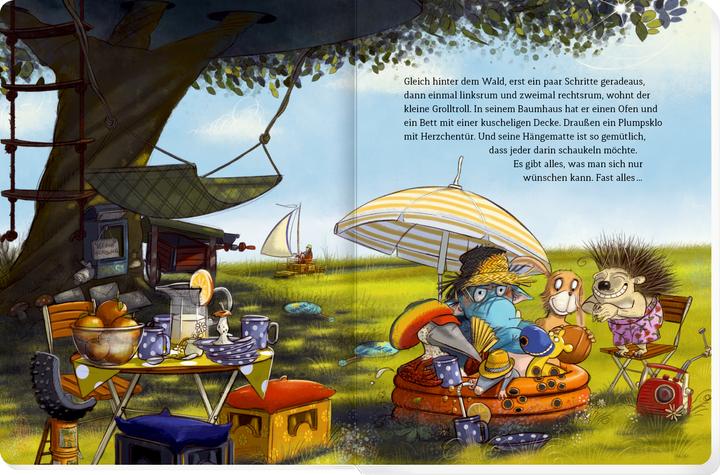 Immagine prodotto Il troll rancoroso... è geloso! (libro illustrato in cartone) (Tedesco)