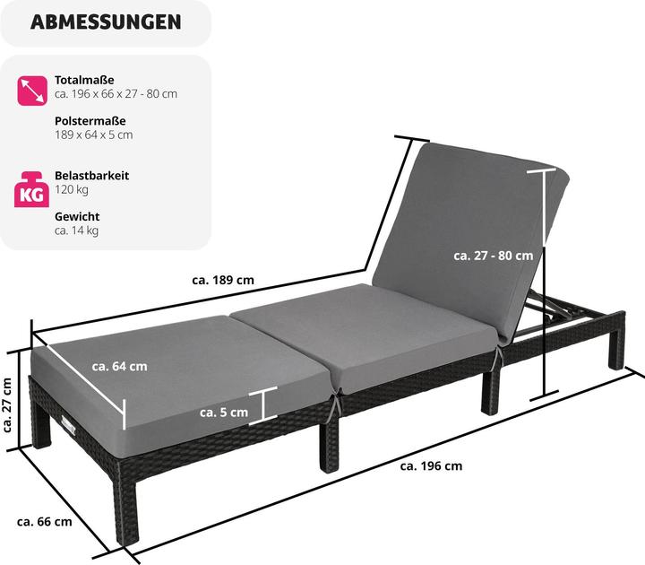 Image du produit tectake Sofia (196 cm)