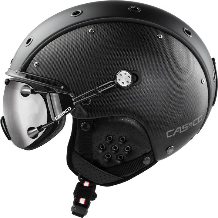 Casco SP-3 Airwolf Skihelm - Schwarz Structure (56 - 58 cm, M)