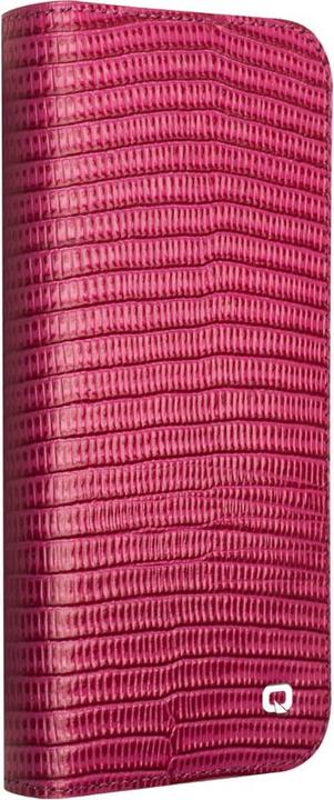 Actual product image QiAlino Fourre Flip Croco cuir véritable (Apple iPhone 16)
