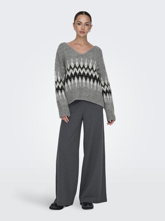 Produktbild JdY Jdydinea L/S Rev V-Neck Jacq Pull Knt (M)