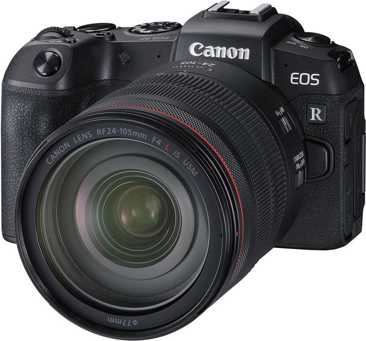 Actual product image Canon EOS RP Kit F/4 L IS USM + EF Adapter (24 - 105 mm, 26.20 Mpx, Full frame)