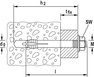 Produktbild Fischer Mauerschraube MR 8 (25 Stk.)
