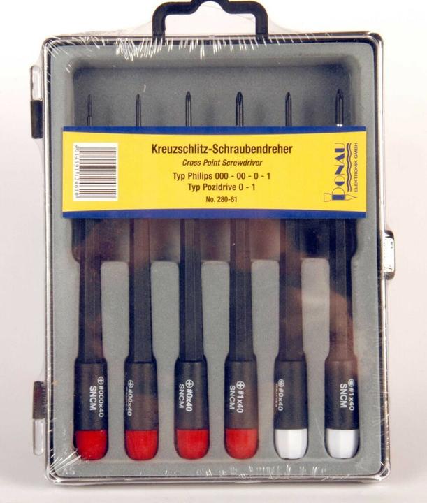 Produktbild Donau Kreuzschlitzdreher Set (Phillipps-Kreuzschlitz (PH), Pozidriv-Kreuzschlitz (PZ))