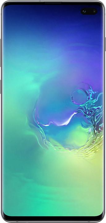 Actual product image Samsung Galaxy S10+ (128 GB, Prism Green, 6.40", Hybrid Dual SIM, 16 Mpx, 4G)