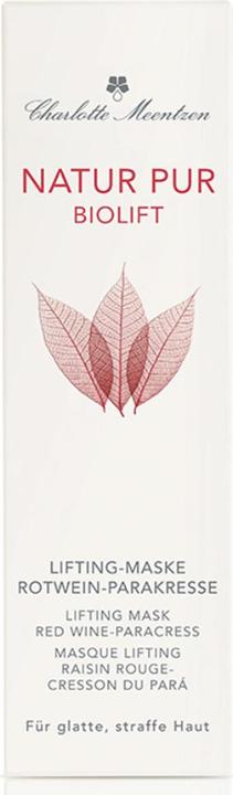 Actual product image Charlotte Meentzen Natur Pur BIOLIFT Lifting-Maske Rotwein-Parakresse (30 ml)