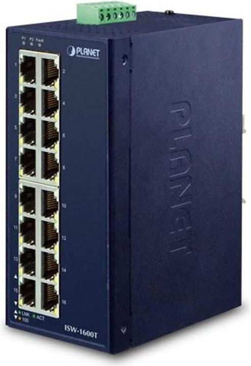 Planet ISW-1600T Commutateur réseau Fast Ethernet (10/100) (16 Ports)