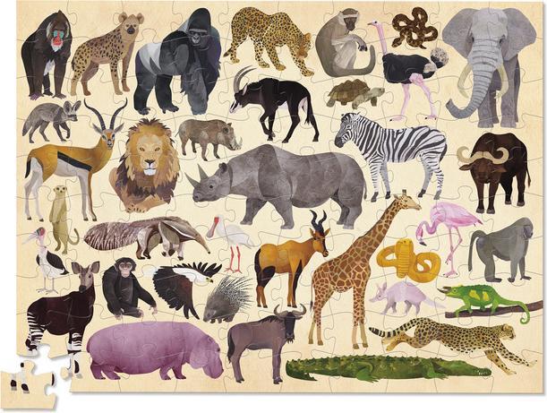 Immagine prodotto Crocodile Creek Puzzle di animali selvatici (100 pezzi)