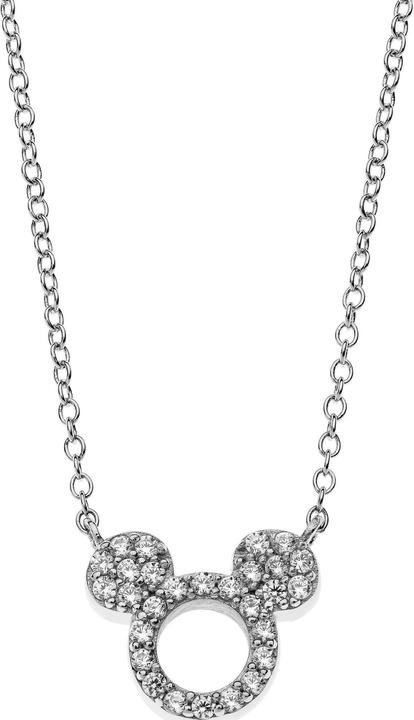 Disney Mickey Mouse Sparkling Silver Necklace N901464RZWL-18 (925er Silber, 40 cm)