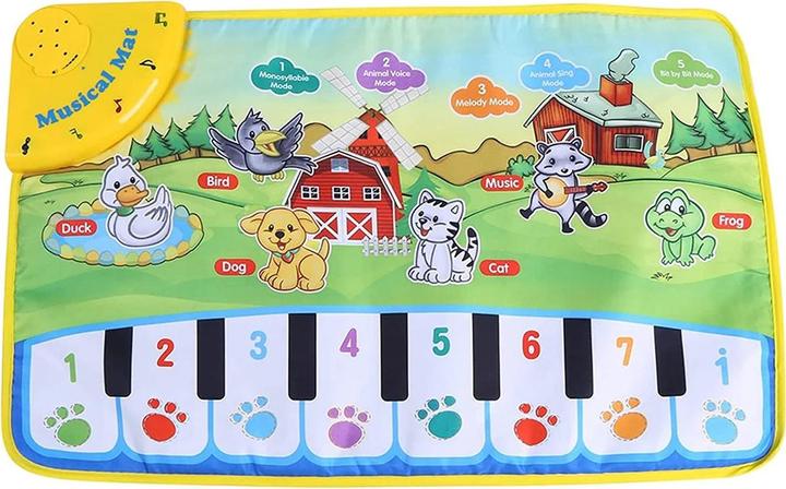 Immagine prodotto Activity Board Tappetino musicale per bambini 60 x 39 cm, tastiera da pavimento per bambini, tappetino per