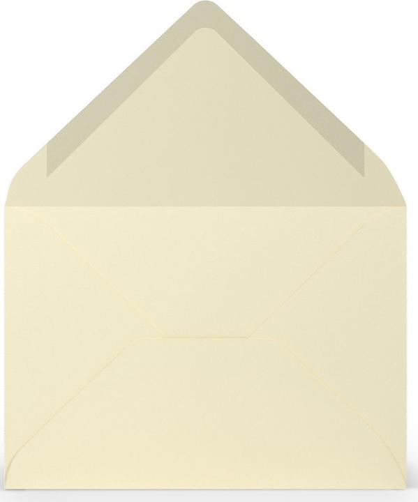Actual product image Magni 220705512 - Coloretti envelopes, 80 g/m², DIN C6, cream, 5 pieces (C6, 5 x)