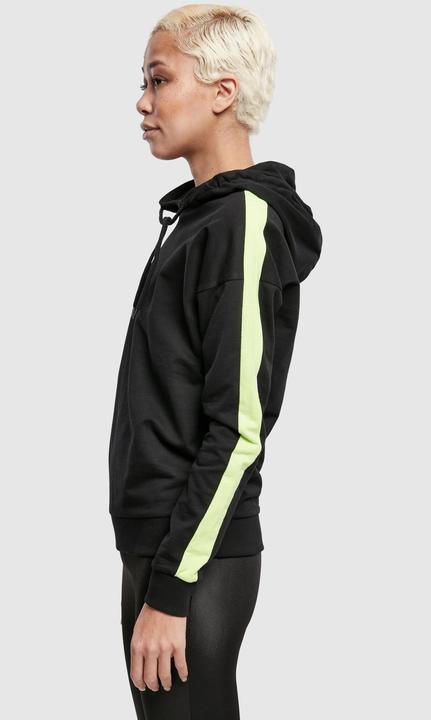Actual product image Urban Classics Ladies Neon Shoulder Stripe Hoody (S)