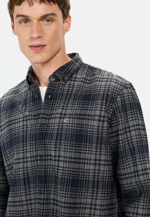 Immagine prodotto Camel Active Camicia a maniche lunghe con motivo a scacchi (XL)