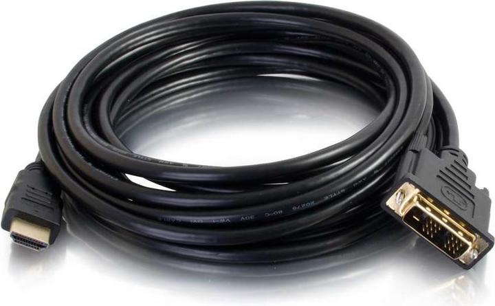Immagine prodotto C2G Cavo da HDMI a DVI da 1 m (3ft) - Cavo adattatore da HDMI a DVI-D - 1080p - M/M - Cavo adattatore - (1 m, HDMI)