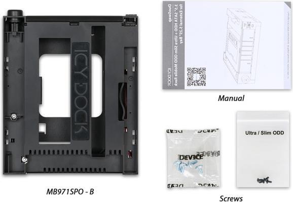 Produktbild Icy Dock IcyDock MB971SPO-B Wechselrahmen