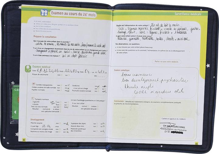 Valori nutrizionali e ingredienti Vertbaudet Copertina protettiva per il libretto sanitario