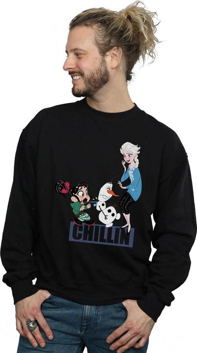 Immagine prodotto Disney Wreck It Ralph Elsa And Vanellope Felpa Uomo (XL)