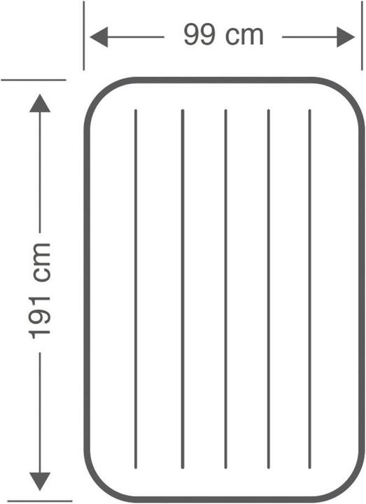 Actual product image Intex Deluxe Single-High Airbed (100 x 190 cm)