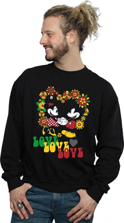 Immagine prodotto Disney Mickey And Minnie Mouse Hippie Love Felpa Uomo (S)