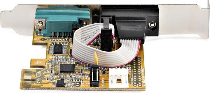 Actual product image StarTech COM 2 Port PCI Express Serial Interface Card PCIe to RS232 Card Serial Adapter K