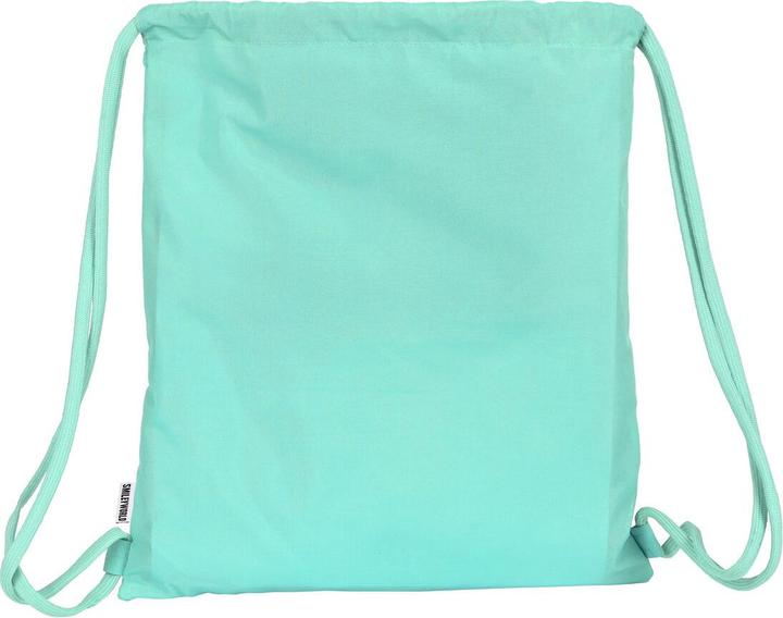Produktbild Smiley Rucksacktasche mit Bändern Summer fun türkis (35 x 40 x 1 cm)