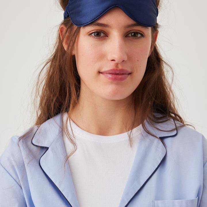 Actual product image La Redoute Collections Pyjama Signature in Chambray-Optik (38)
