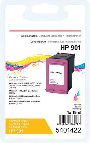 Immagine prodotto Office Depot Cartuccia d'inchiostro compatibile HP 901 CC656A ciano, magenta, giallo