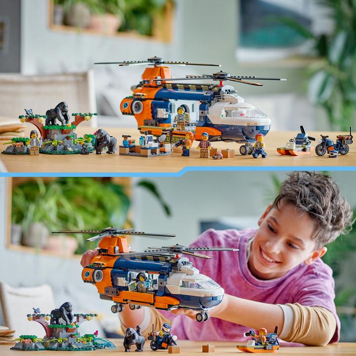 Produktbild LEGO Dschungelforscher-Hubschrauber (60437, LEGO City)